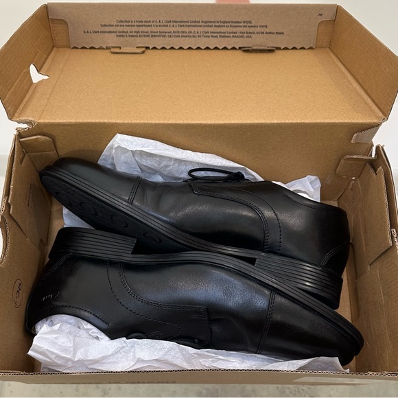 EUC MEN’S CLARKSON LEATHER SHOES - Picture 13 of 13